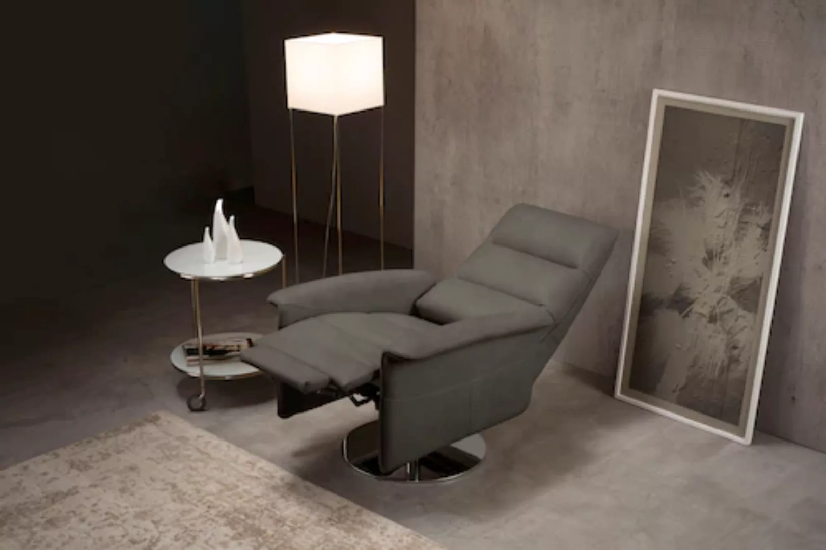 Egoitaliano Sessel »Kelly Designsessel«, drehbar, manuelle Relaxfunktion mi günstig online kaufen