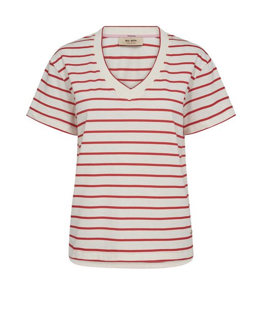 Mos Mosh Shirtbluse MMNani V-SS Stripe Tee günstig online kaufen