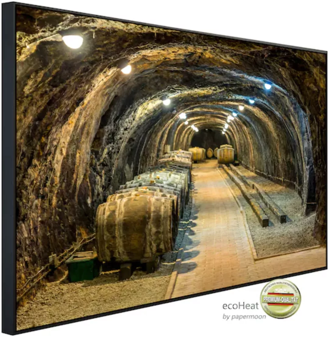 Papermoon Infrarotheizung »Tunnel mit Fässern« günstig online kaufen