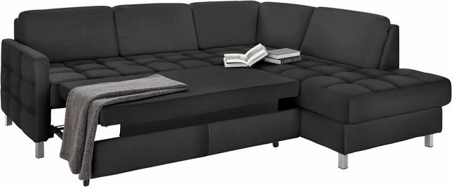 sit&more Ecksofa "Pablo L-Form", wahlweise mit Bettfunktion und Bettkasten günstig online kaufen