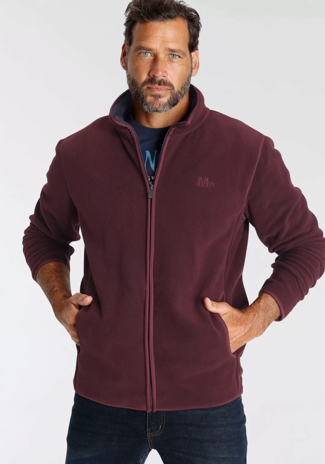 Man's World Fleecejacke für die Übergangszeit, aus Fleece, casual Look, sch günstig online kaufen