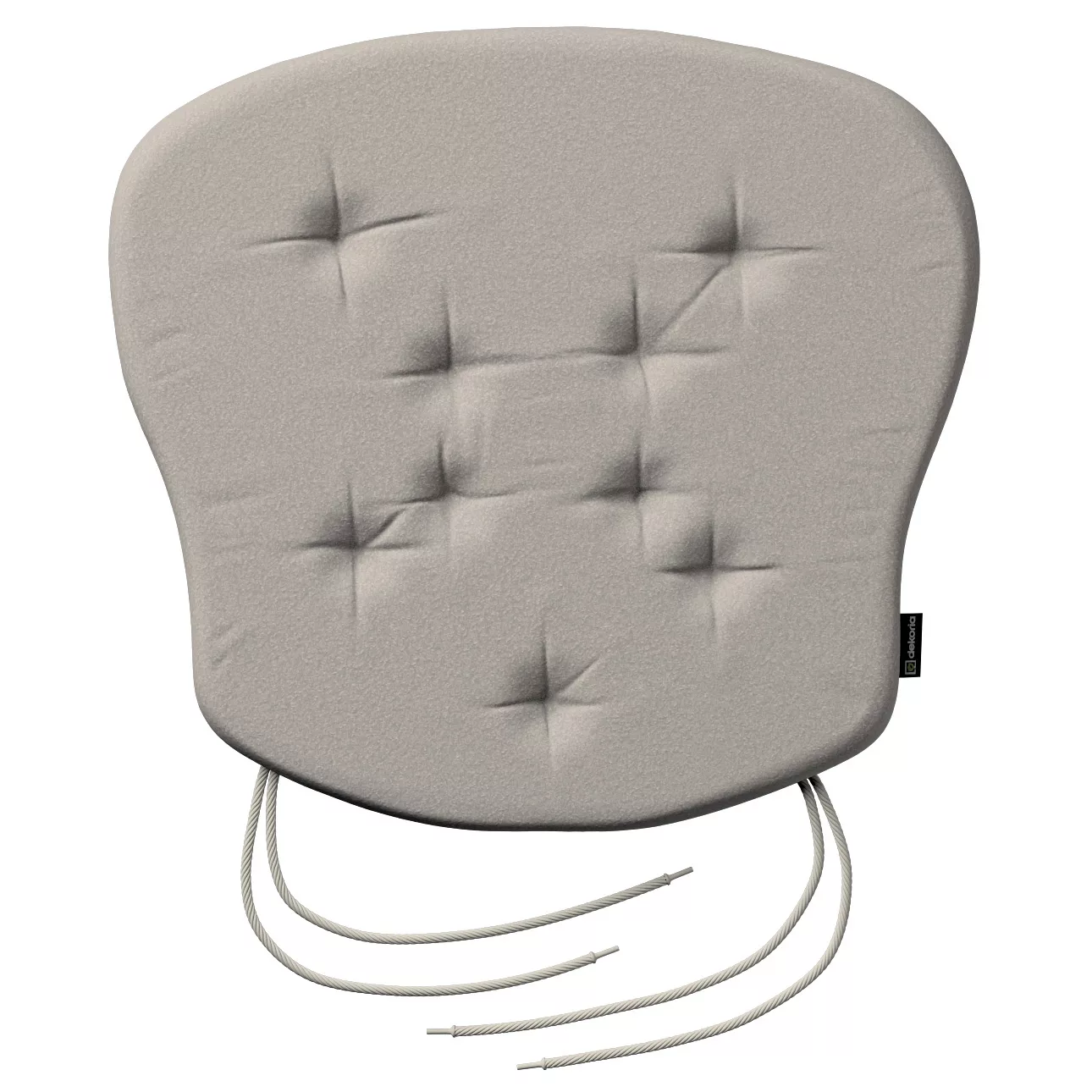 Stuhlkissen Peter mit Bindeschnur, hellbeige, 41x 38 x 3,5 cm, Bouclé (702- günstig online kaufen