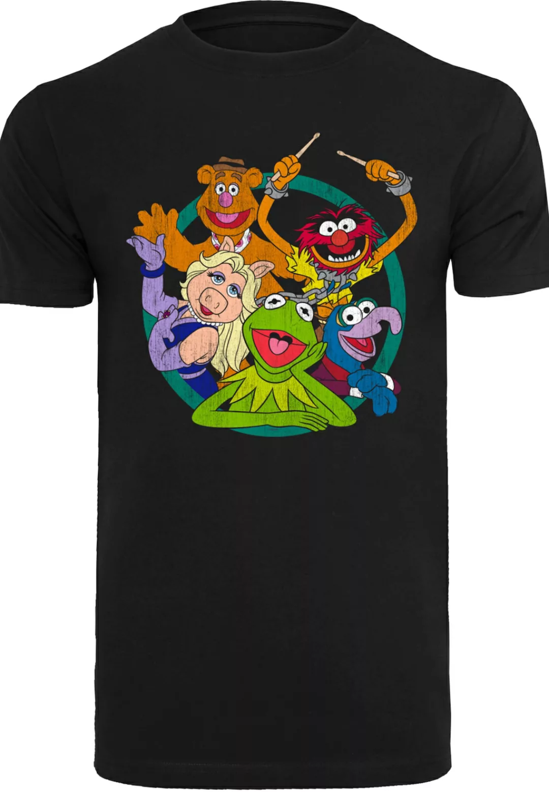 F4NT4STIC T-Shirt "Disney Die Muppets Group Circle", Print günstig online kaufen