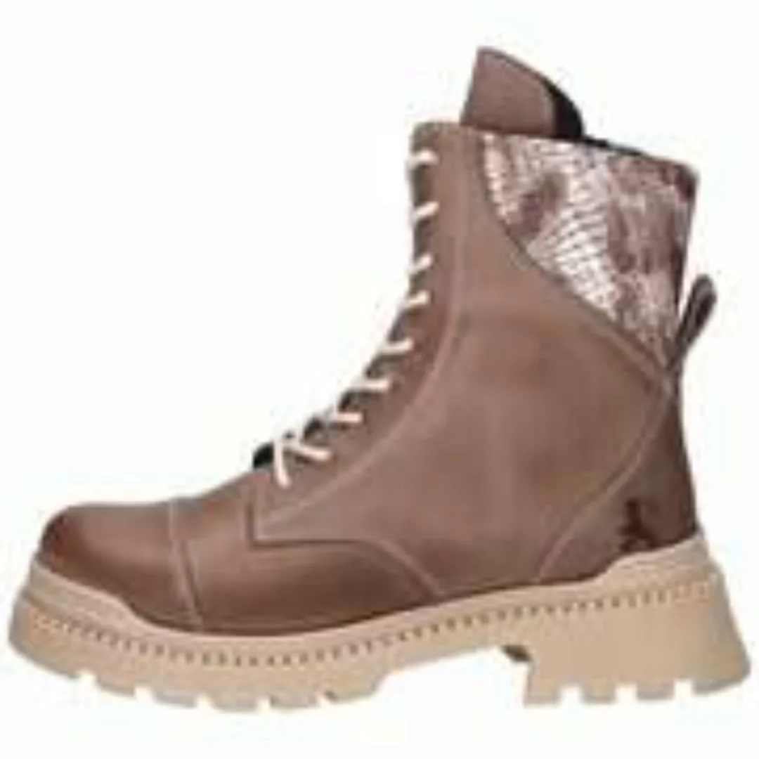 2Go Fashion Schnür Boots Damen beige günstig online kaufen