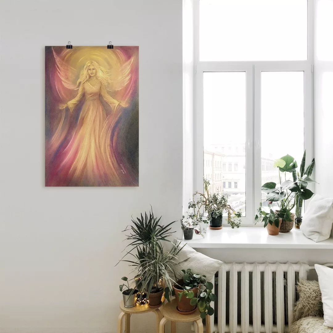 Artland Wandbild "Engel Licht Liebe - Spirituelle Malerei", Religion, (1 St günstig online kaufen