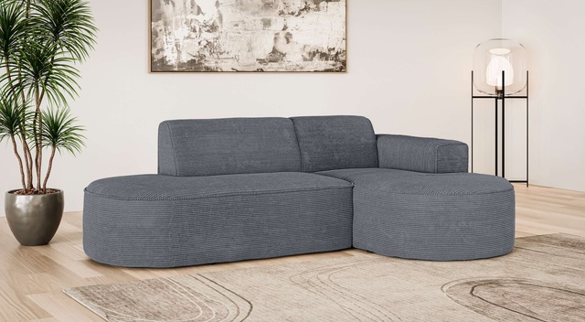 OTTO home Ecksofa »ADELLA Design-Sofa mit Recamiere rechts/links, 248/159/7 günstig online kaufen