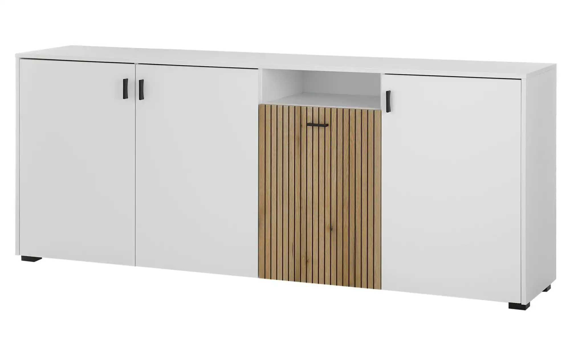 Sideboard ¦ weiß ¦ Maße (cm): B: 200 H: 80 Kommoden & Sideboards > Sideboar günstig online kaufen