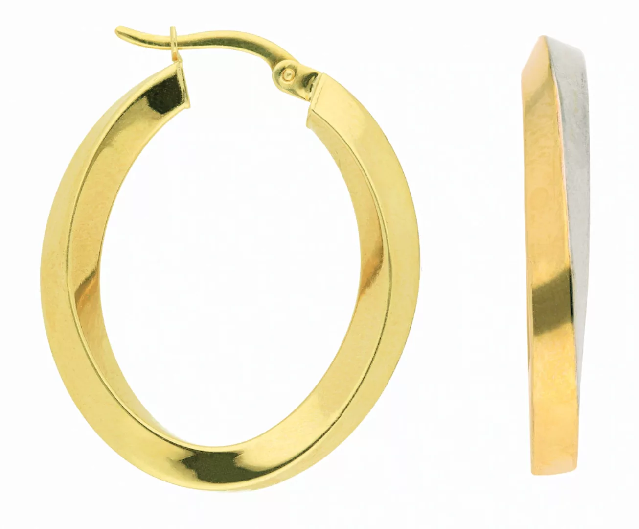 Adelia´s Paar Ohrhänger "Damen Goldschmuck 1 Paar 333 Gold Ohrringe / Creol günstig online kaufen