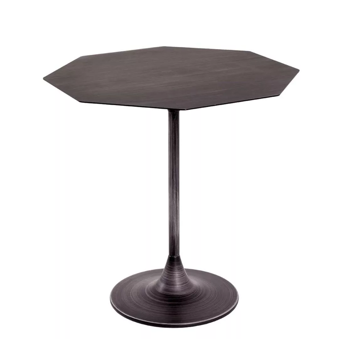 Moderner Beistelltisch aus Metall Tischplatte achteckig günstig online kaufen