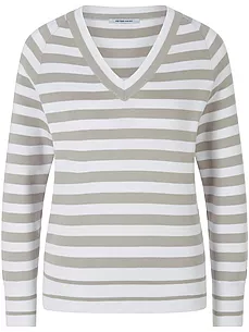 V-Pullover aus 100% SUPIMA®-Baumwolle Peter Hahn mehrfarbig günstig online kaufen