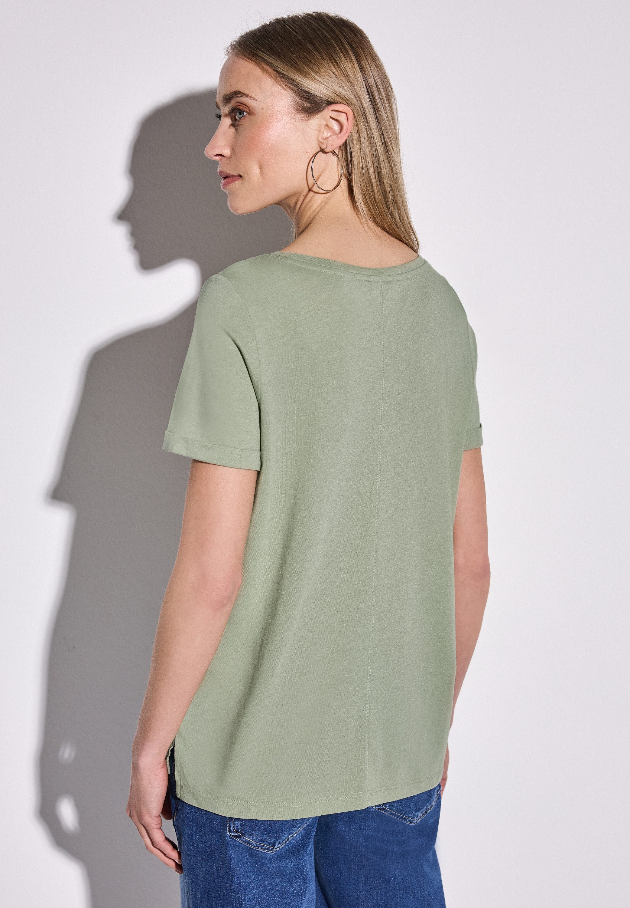 STREET ONE T-Shirt, mit Rundhalsausschnitt günstig online kaufen