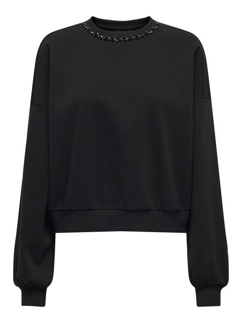 ONLY Sweatshirt ONLKIARA L/S O-NECK EMBELLISHMENT SWT günstig online kaufen