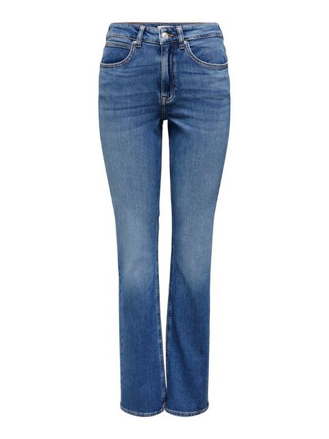 ONLY Bootcut-Jeans "ONLEVERLY MW SWEET FLARED DNM CRO187", (Flared Jeans, S günstig online kaufen