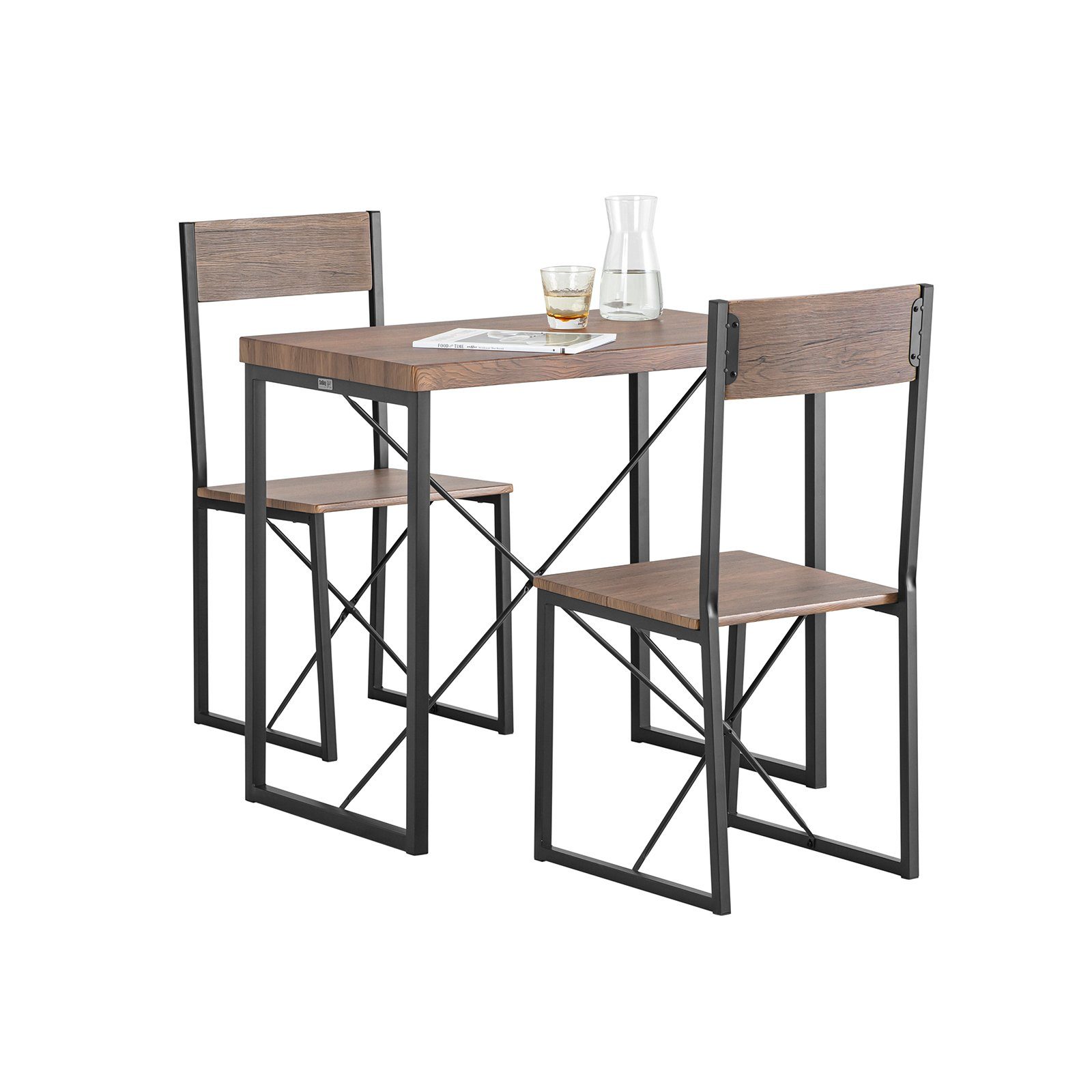 SoBuy Essgruppe OGT19, Esstisch mit 2 günstig online kaufen