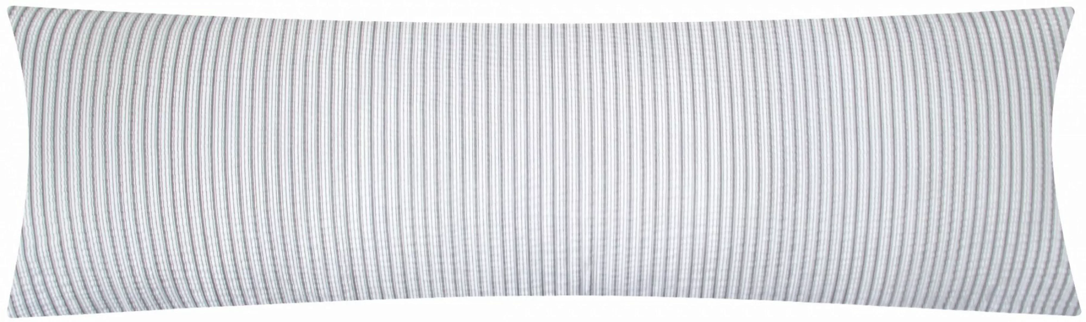 Heubergshop Seitenschläferkissenbezug, (1 Stück), Seersucker 40x145cm günstig online kaufen