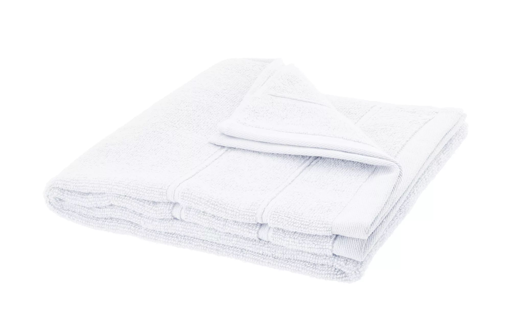 HOME STORY Handtuch  Lifestyle - weiß - reine Baumwolle, Baumwolle - 50 cm günstig online kaufen