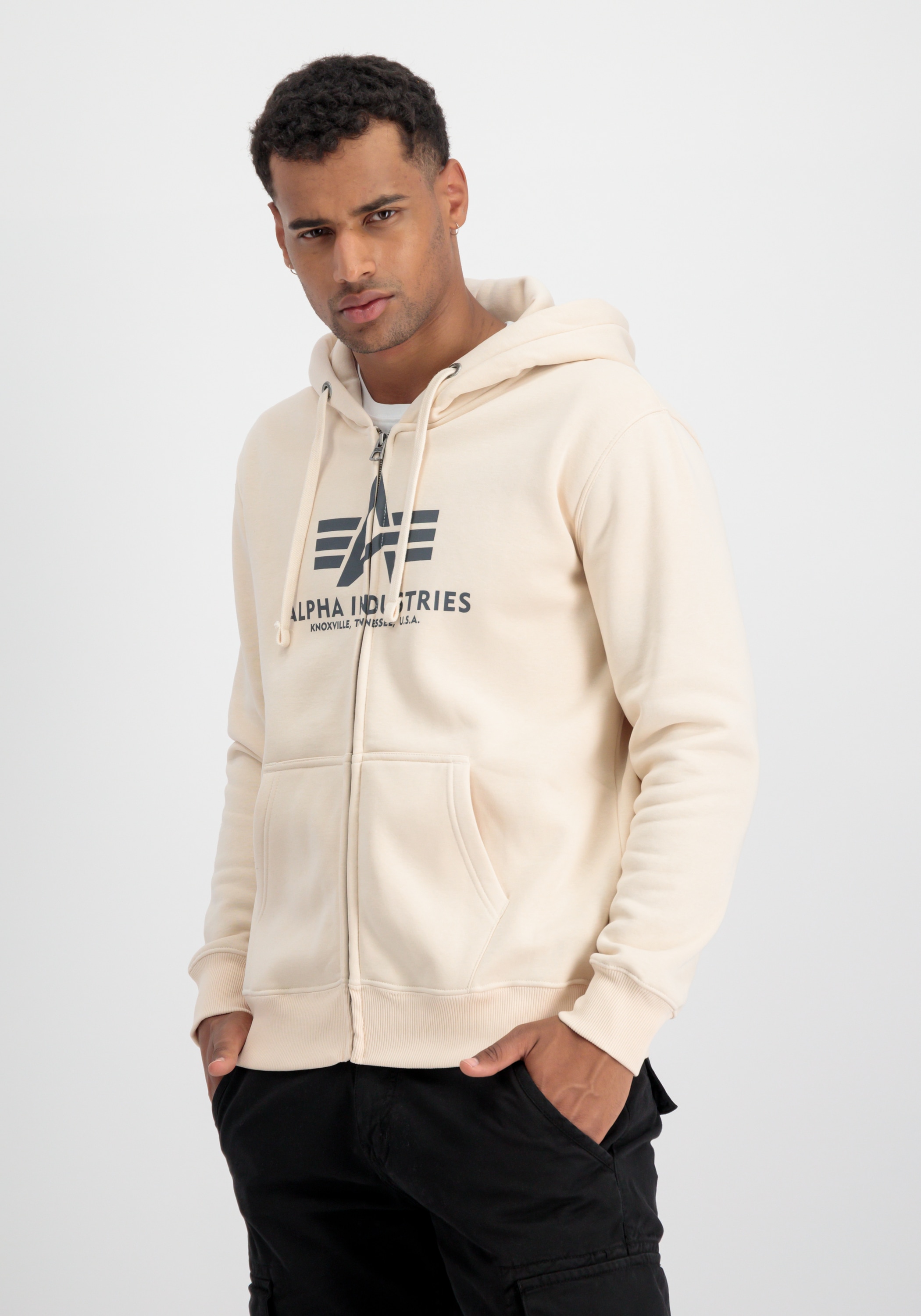 Alpha Industries Hoodie "Alpha Industries Men - Hoodies Basic Zip Hoodie" günstig online kaufen