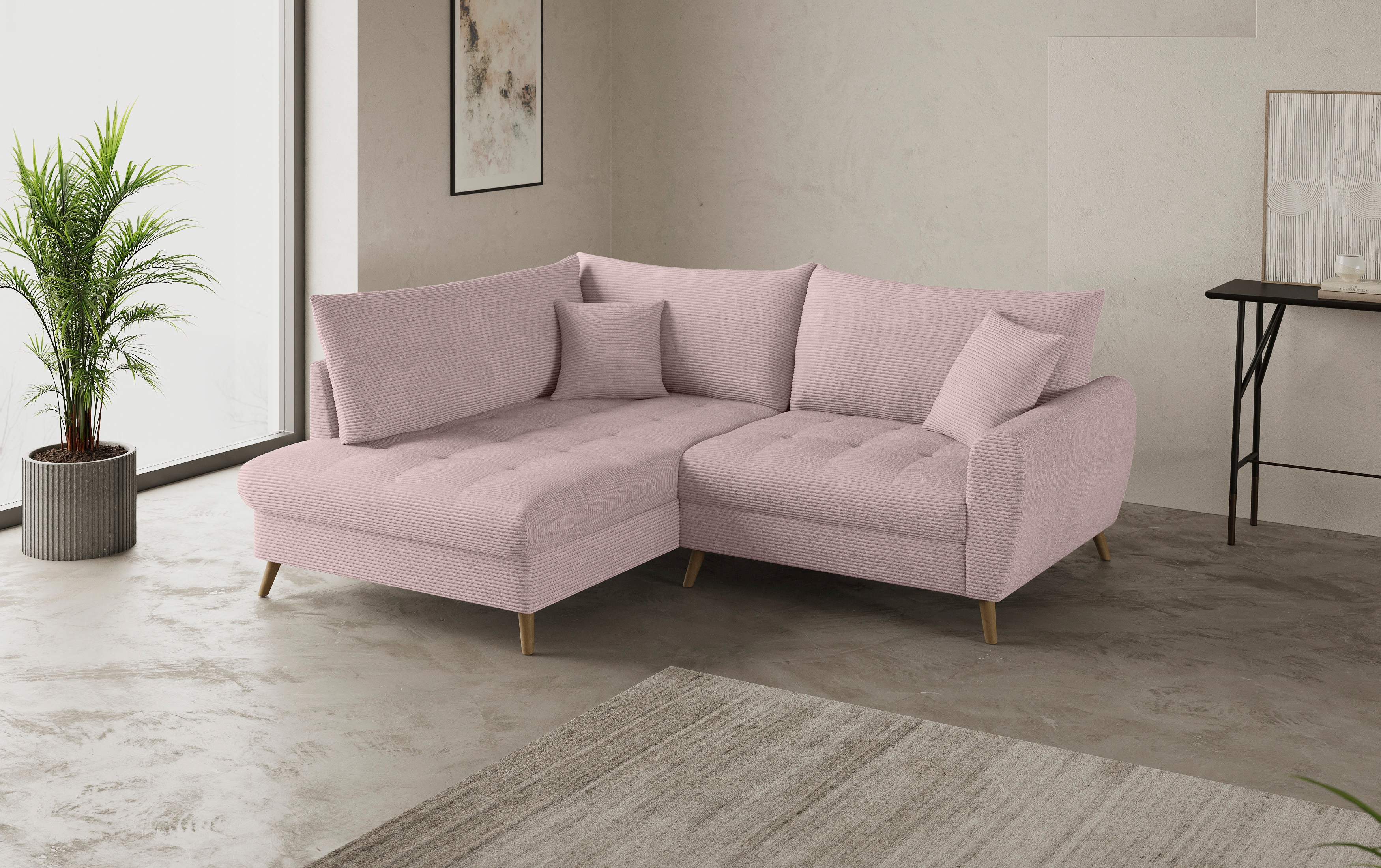 Mr. Couch Ecksofa "Blackburn II, L-Form", Mit Kaltschaumpolsterung bis 140 günstig online kaufen