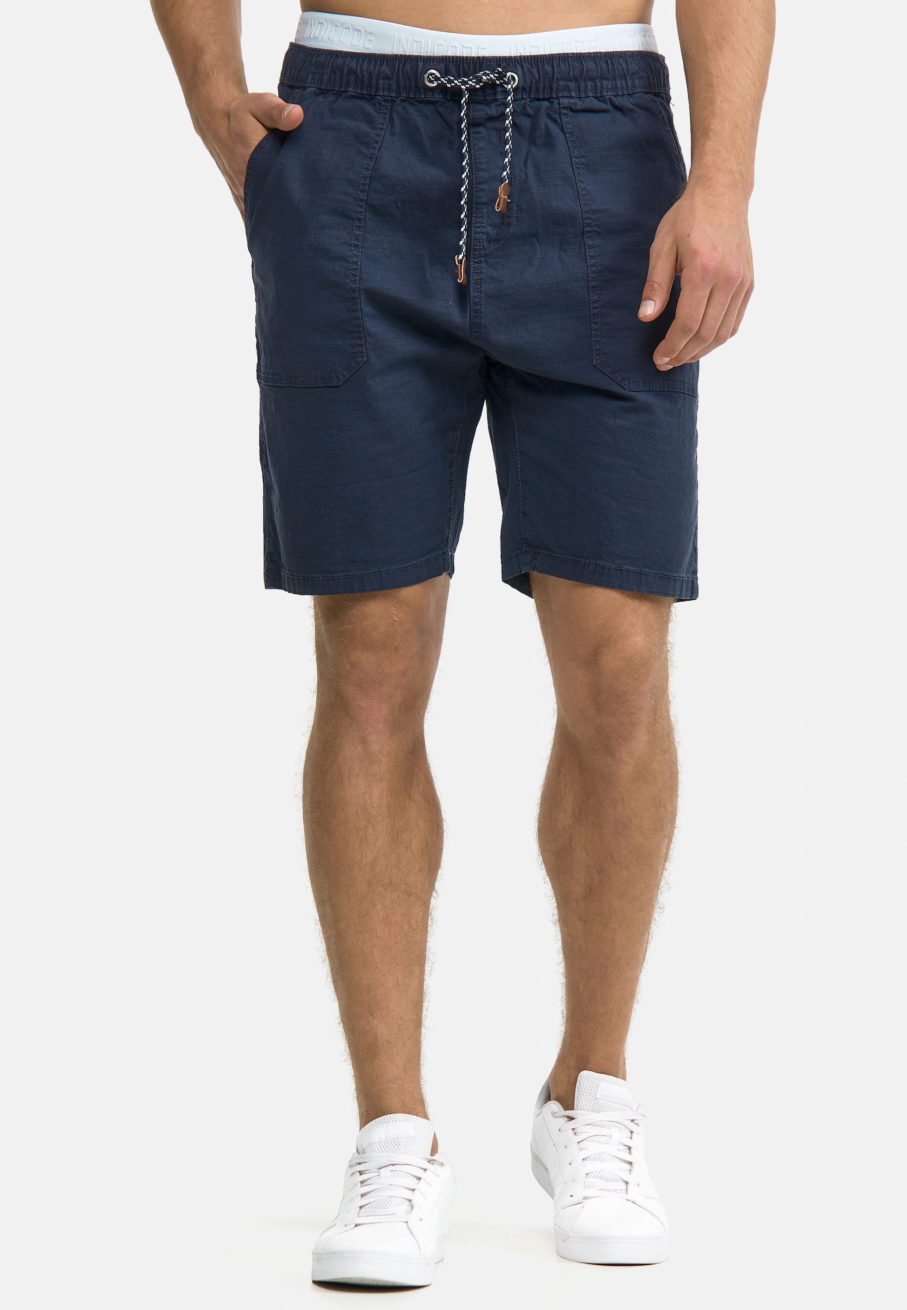 Indicode Chinoshorts Stoufville aus elastischer Baumwoll-Qualität, günstig online kaufen