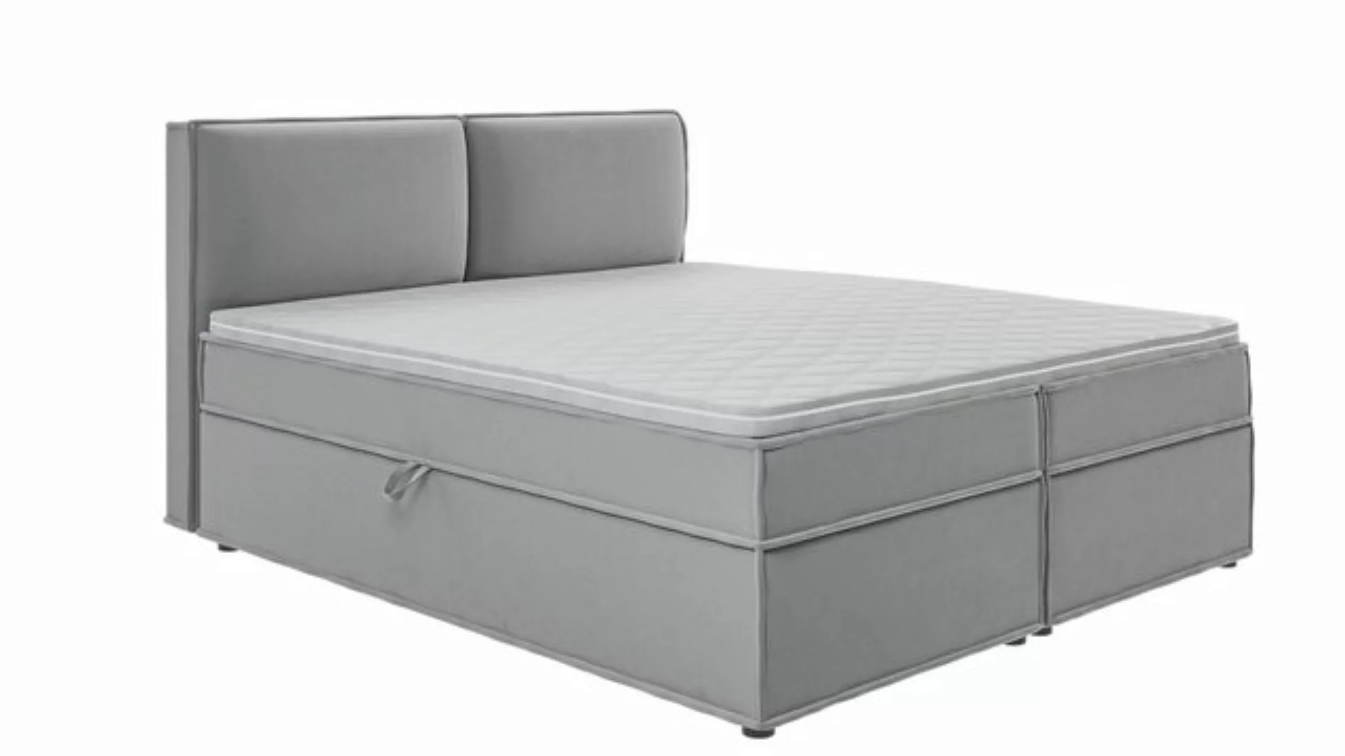 S-Style Möbel Boxspringbett Plaza mit Topper und Bettkästen aus Luxusmicrof günstig online kaufen