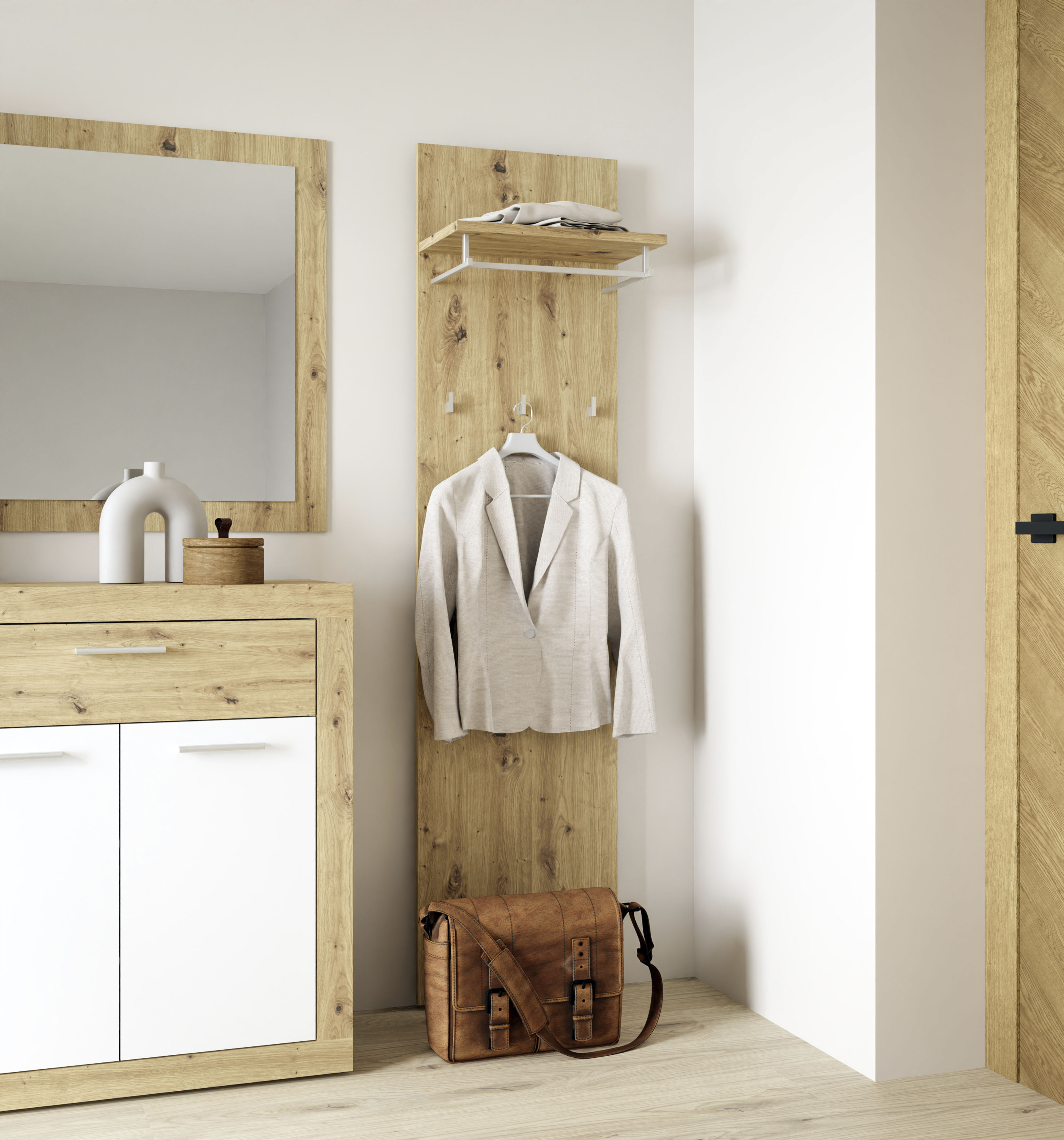 FORTE Garderobenpaneel "Baccio", (Kombinierbar mit 14164136, 27097631, 9307 günstig online kaufen