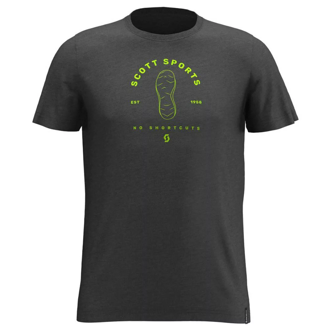 Scott 30 Casual Slub Kurzärmeliges T-shirt L Dark Grey Melange günstig online kaufen