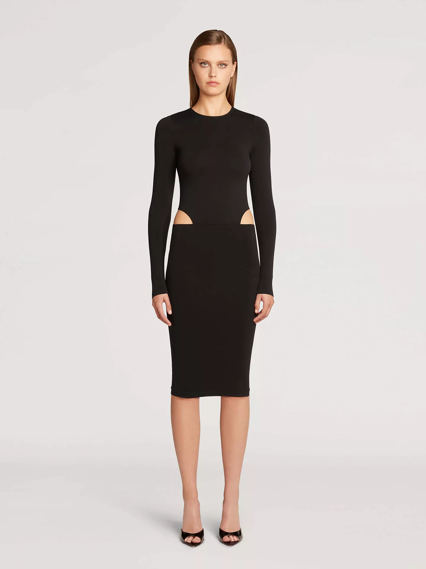 Wolford - Cutout Midi Dress, Frau, black, Größe: L günstig online kaufen
