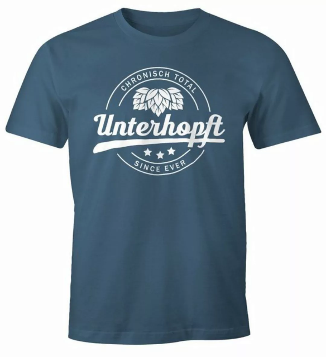 MoonWorks Print-Shirt Chronisch Unterhopft Total Herren T-Shirt Since Ever günstig online kaufen