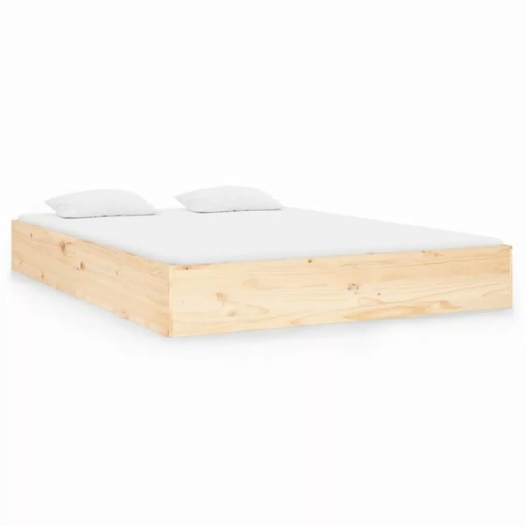 furnicato Bett Massivholzbett 140x190 cm günstig online kaufen