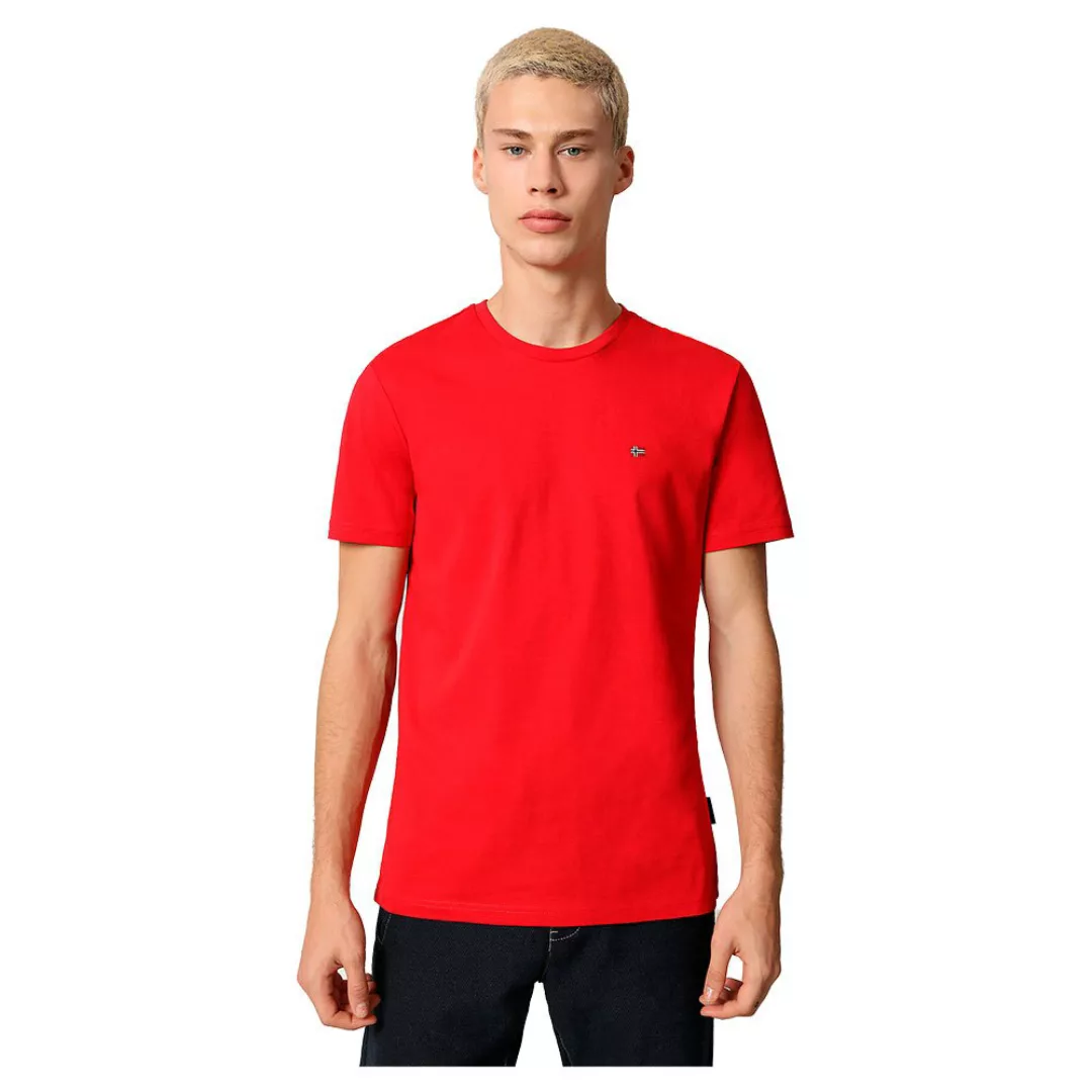Napapijri Salis C 1 Kurzärmeliges T-shirt XL Red Tango günstig online kaufen