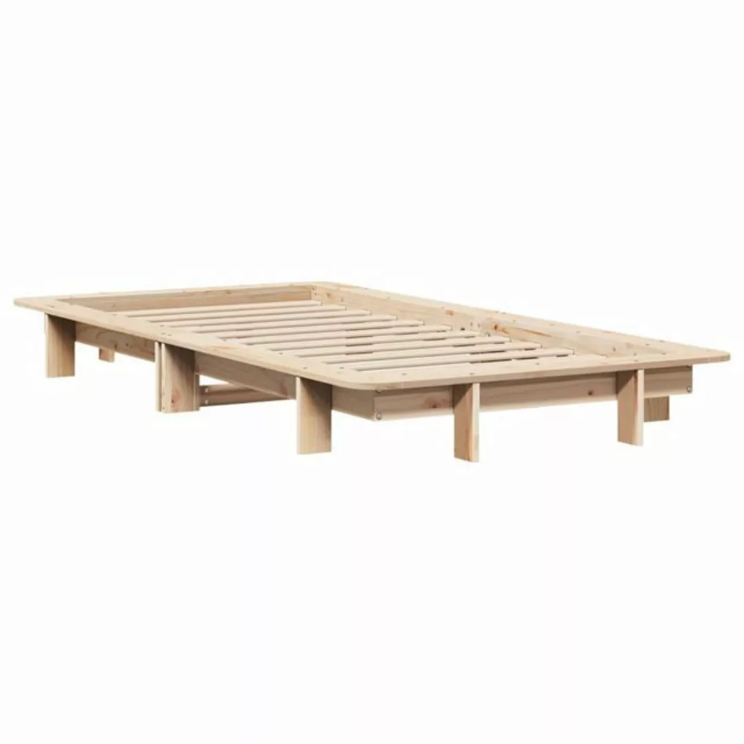 vidaXL Bett, Massivholzbett ohne Matratze 75x190 cm Kiefernholz günstig online kaufen