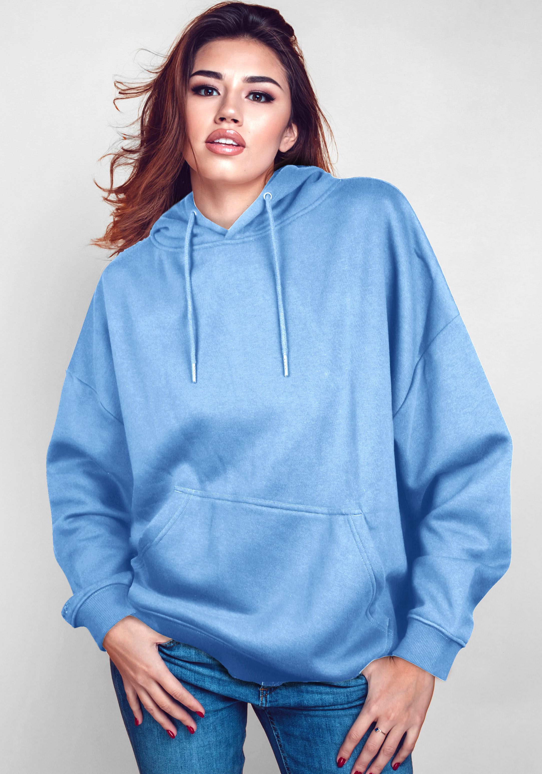 Capelli New York Hoodie mit Capelli New York Ärmelstickerei günstig online kaufen