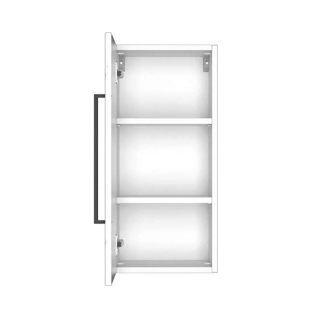 Badezimmer Oberschrank in Weiß 30 cm breit günstig online kaufen