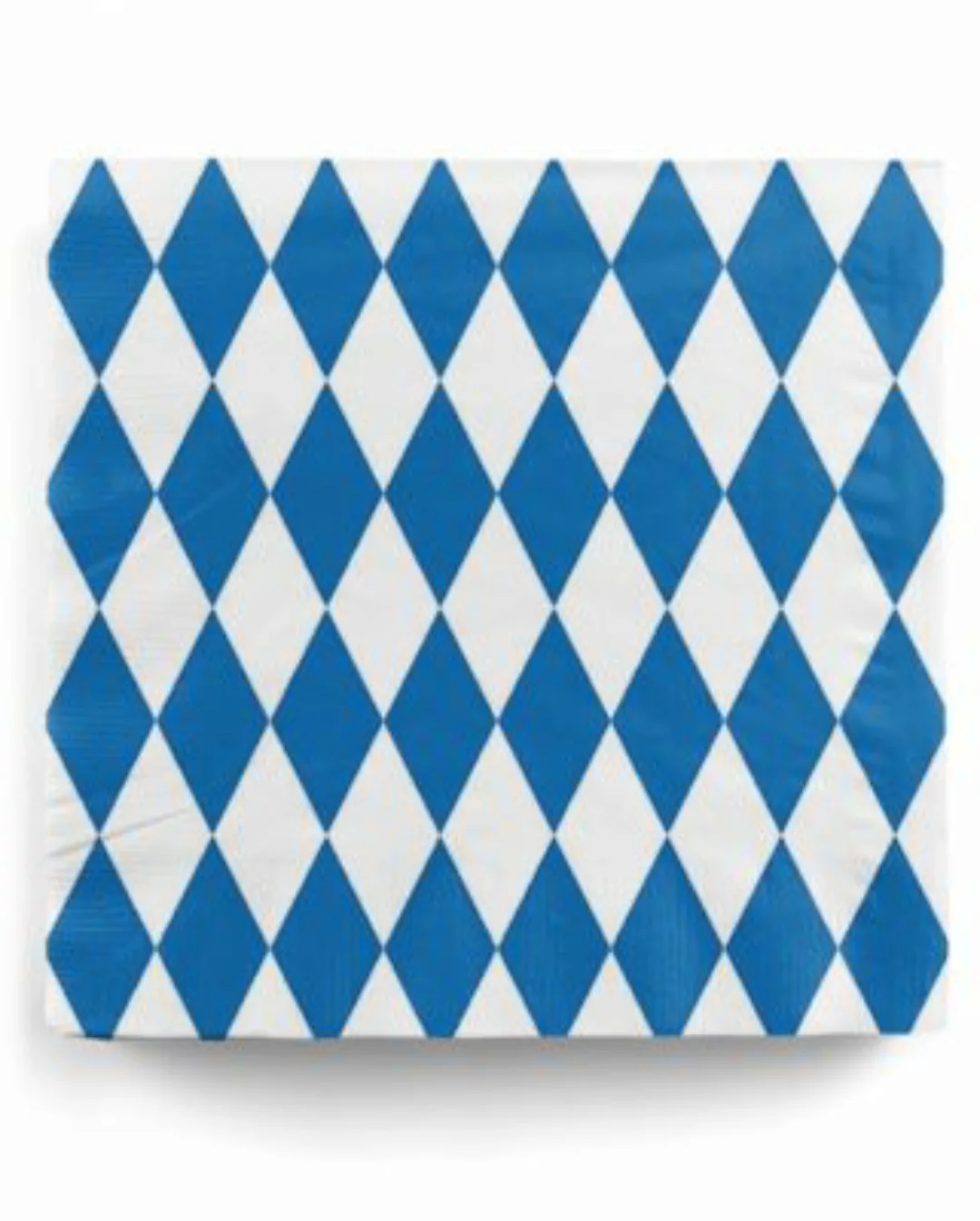 Bayerische Rauten Servietten blau-weiß als Tischdeko Oktoberfest 20 St. Zel günstig online kaufen