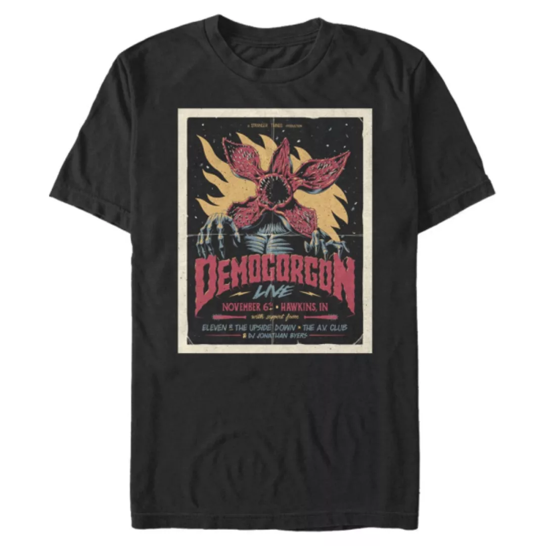 Netflix - Stranger Things - Demogorgon Gig Poster - Männer T-Shirt günstig online kaufen