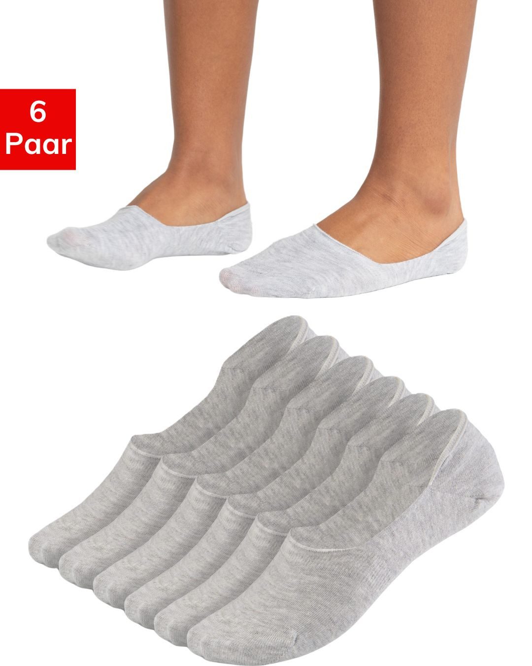 QSOCKS Füßlinge Loafer Medium Cut Balerina günstig online kaufen