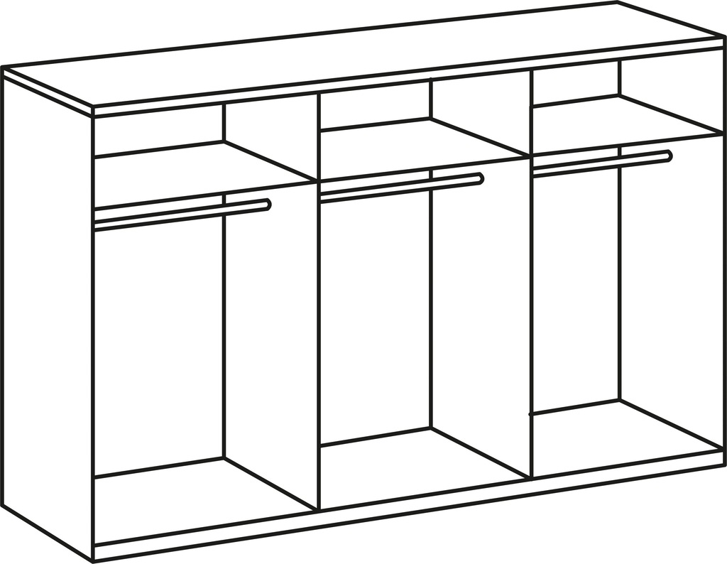 Wimex Kleiderschrank "New York", in vielen Breiten, 208 oder 236cm hoch günstig online kaufen