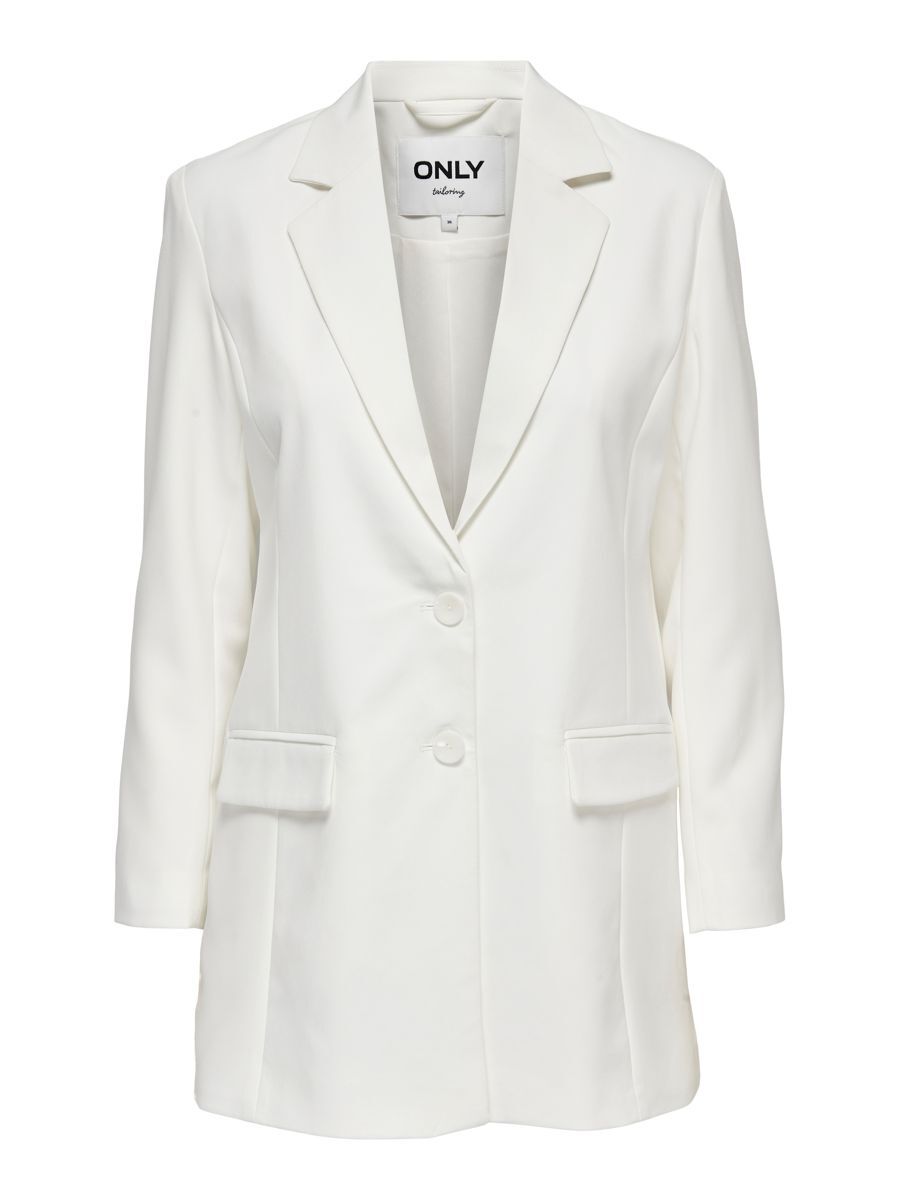 ONLY Long Blazer Damen White günstig online kaufen