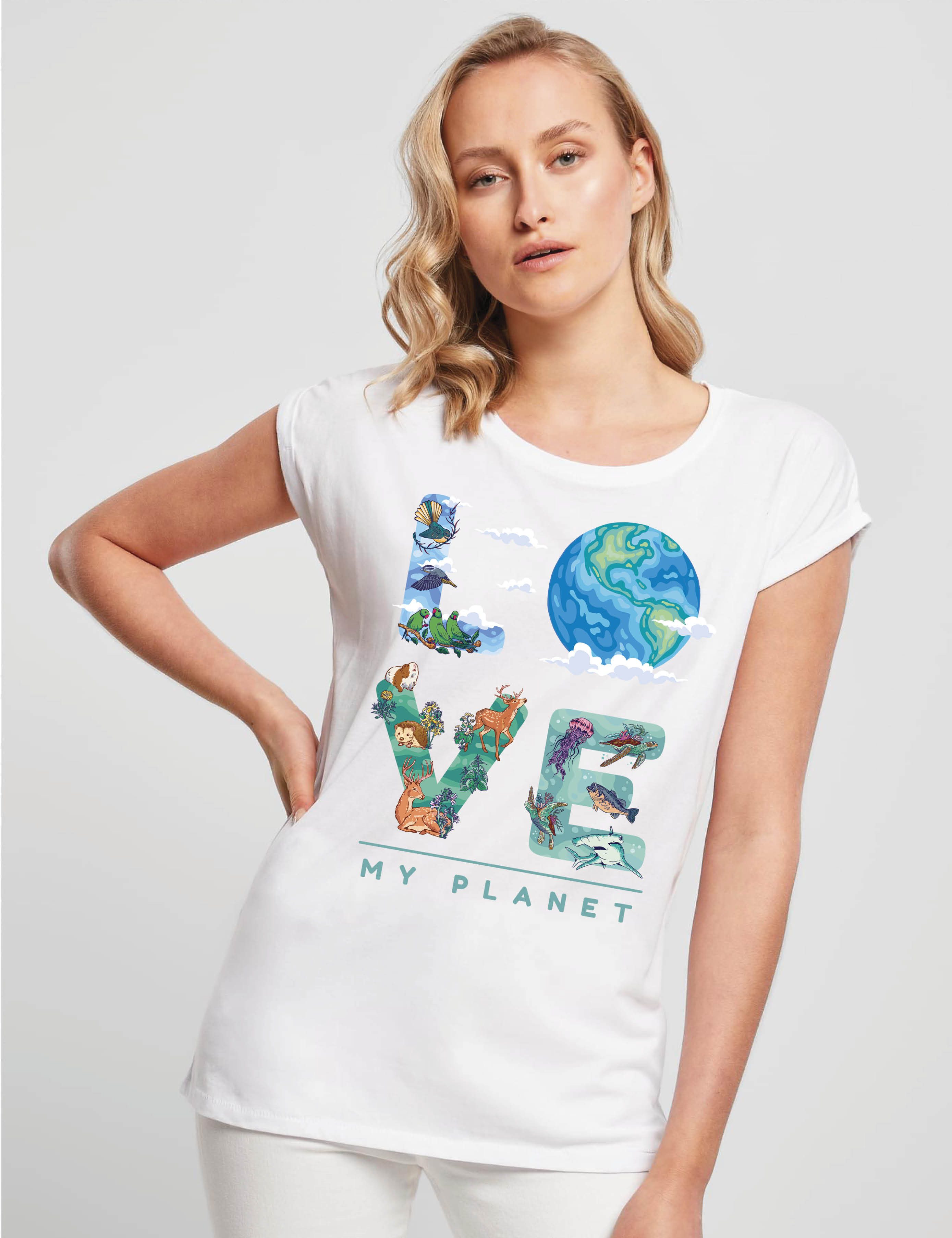 Youth Designz Print-Shirt "LOVE MY PLANET" günstig online kaufen