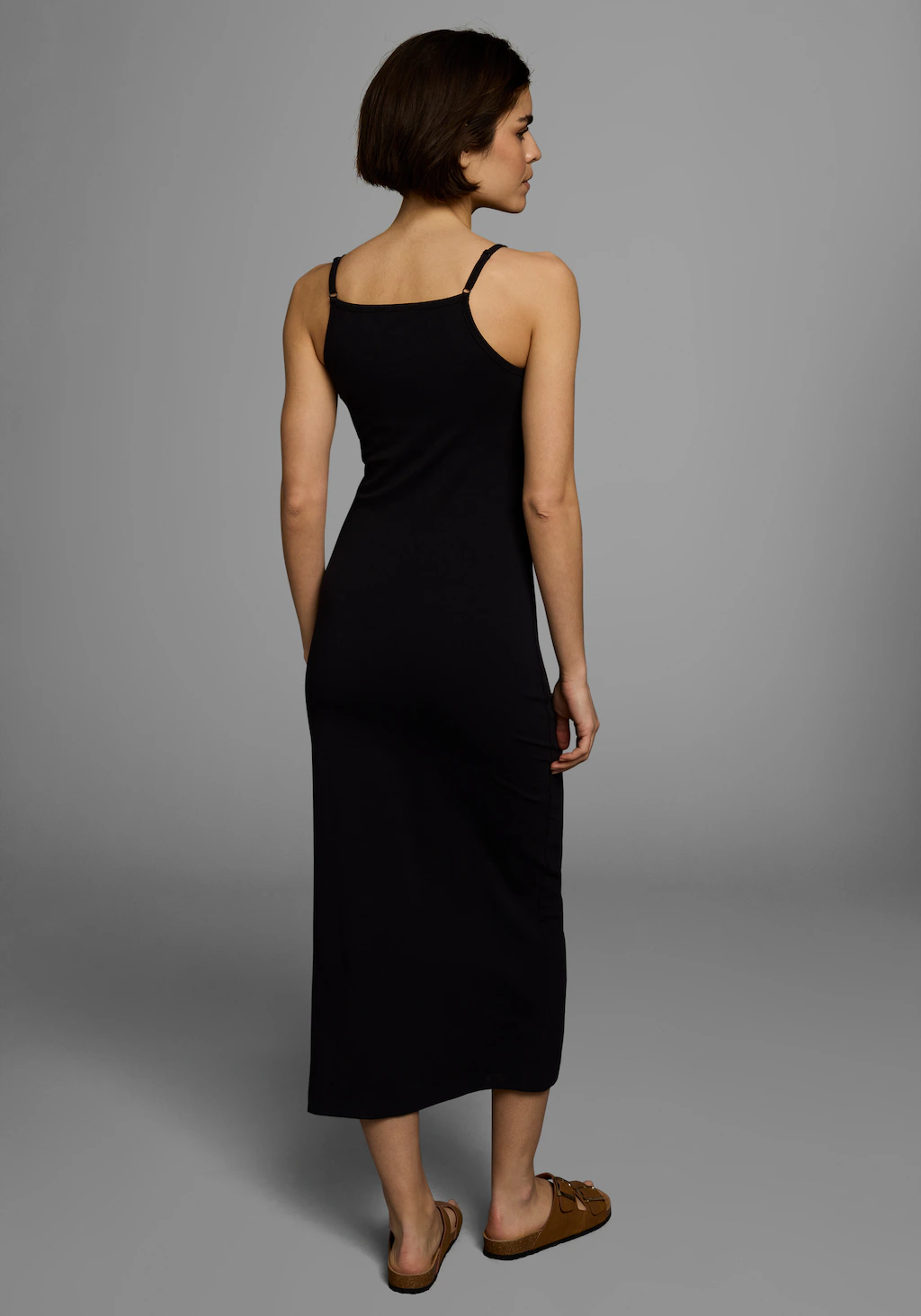 AJC Sommerkleid, festlich, Maxilänge, unifarben, aus elastischem Single Jer günstig online kaufen