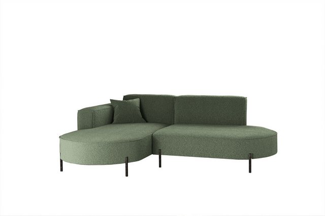 Fun Möbel Ecksofa Sofa VALENCIA XS in Stoff Quelle, Ottomane Links oder Rec günstig online kaufen