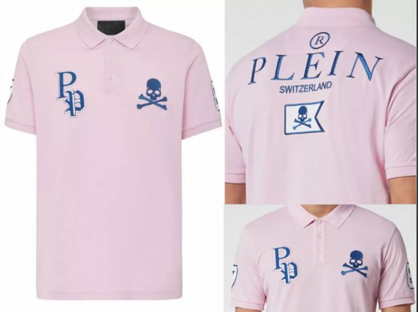 PHILIPP PLEIN Poloshirt PHILIPP PLEIN Polo Shirt Polohemd SS Multi Skull Lo günstig online kaufen