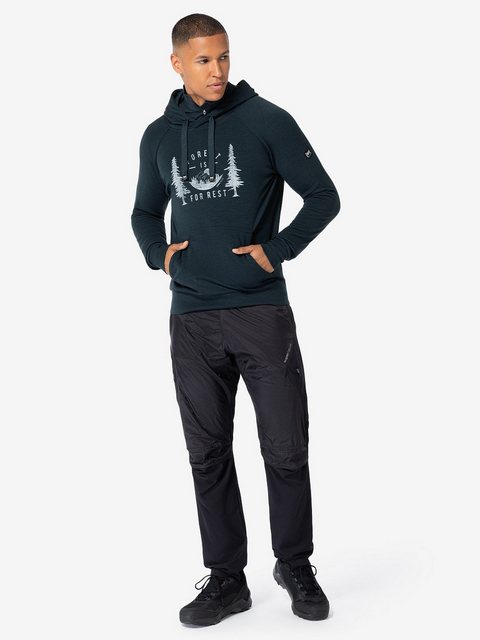 SUPER.NATURAL Sweatshirt für Herren, Merino FAVOURITE FOR REST mit Berg Mot günstig online kaufen