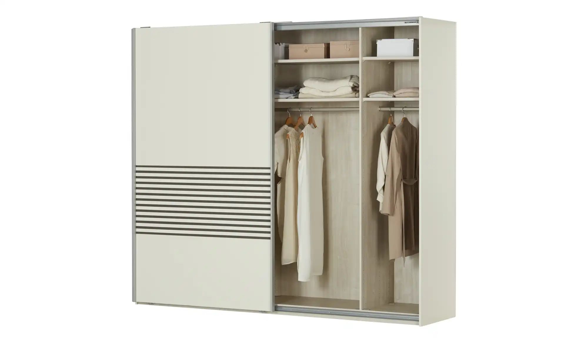 uno Schwebetürenschrank  Casablanca ¦ weiß ¦ Maße (cm): B: 250 H: 217 T: 67 günstig online kaufen