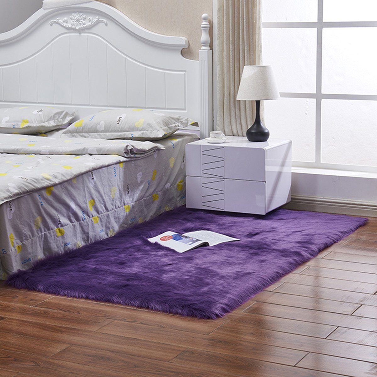 BTTO TEPP Langflor-Teppich Fellteppich,Kunstfell,Weich,Hochflor Shaggy Tepp günstig online kaufen