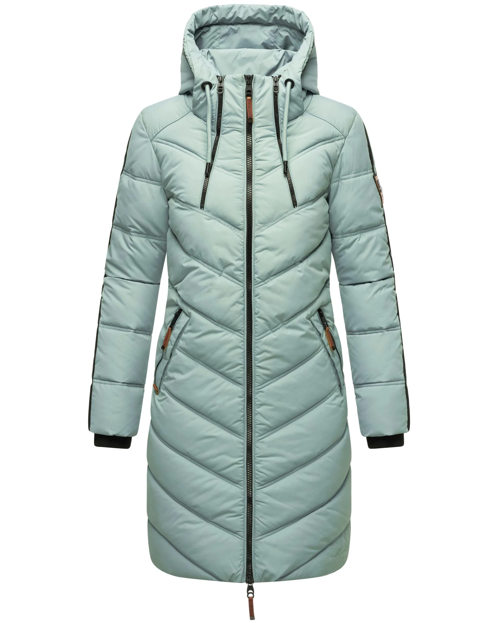 Marikoo Wintermantel "Armasa", modischer Damen Winter Steppmantel mit Kapuz günstig online kaufen