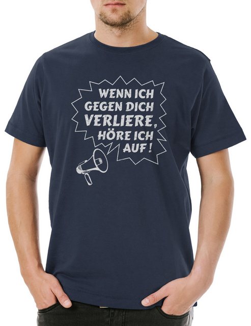 Urban Backwoods Print-Shirt Wenn Ich Gegen Dich Verliere Herren T-Shirt Spi günstig online kaufen