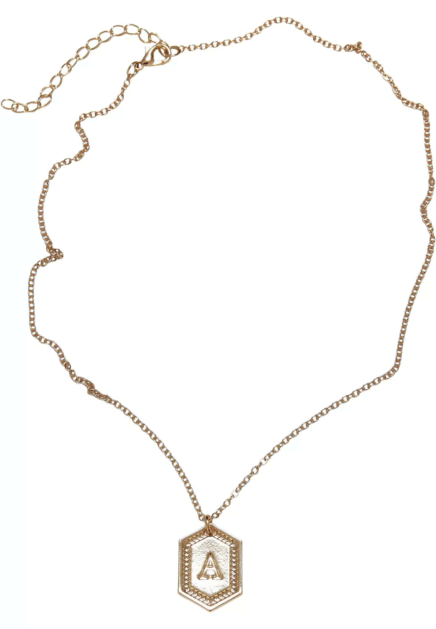 URBAN CLASSICS Edelstahlkette "Accessoires Letter Basic Necklace" günstig online kaufen