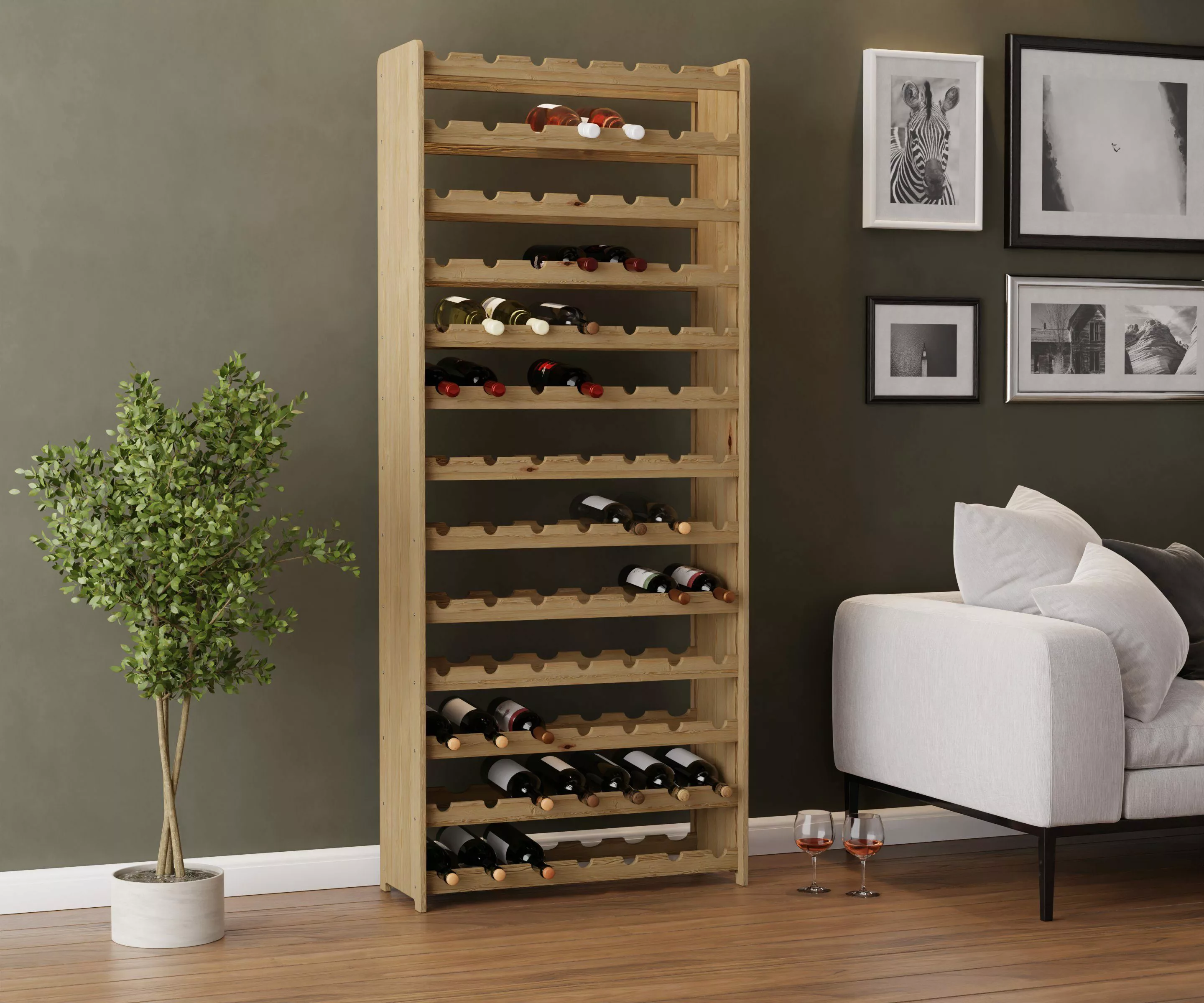 Lenmar Weinregal Weinregal Weinregal Holz Flaschenregal günstig online kaufen
