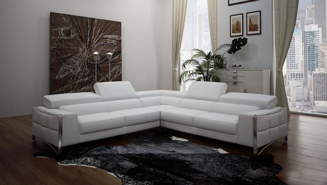 JVmoebel Ecksofa Ledersofa Couch Wohnlandschaft Eck Design Modern Sofa 1504 günstig online kaufen